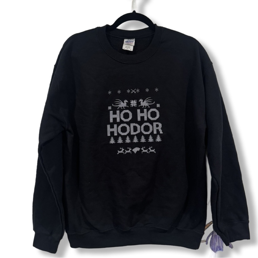 Game of Thrones Ho Ho Hodor Christmas Sweater - Unisex - MED